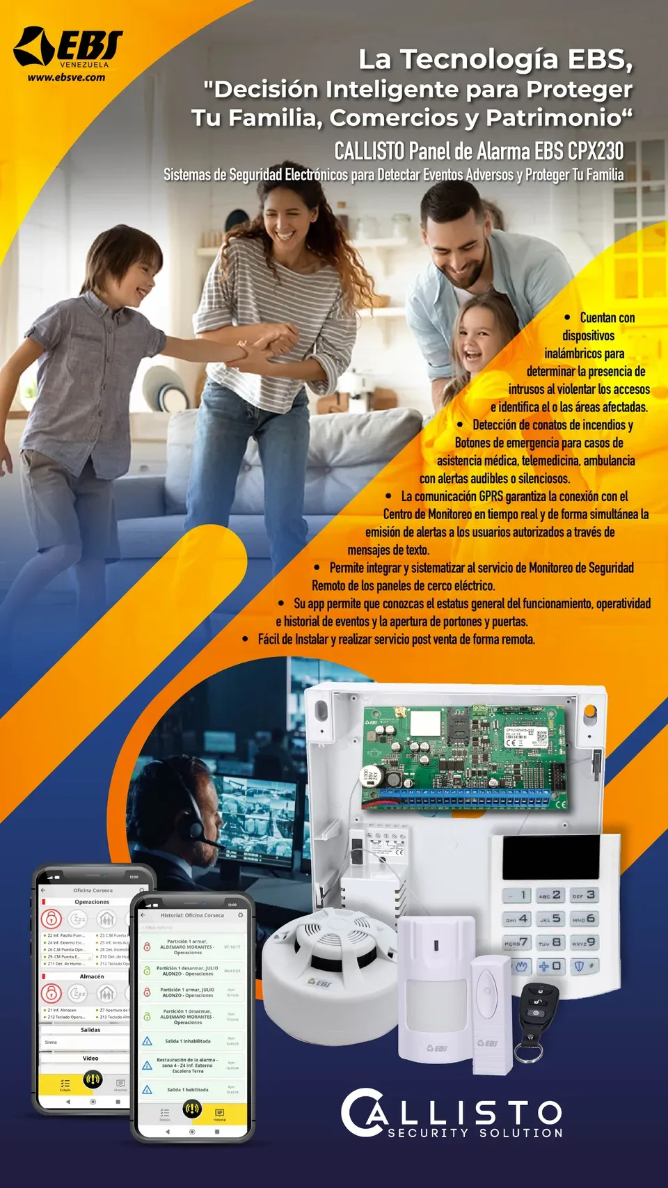 Callisto cuida y protege tu familia y hogar